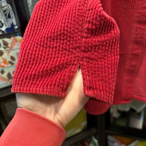 Vintage red corduroy jacket shirt from J.Jill - Picture 5 of 8